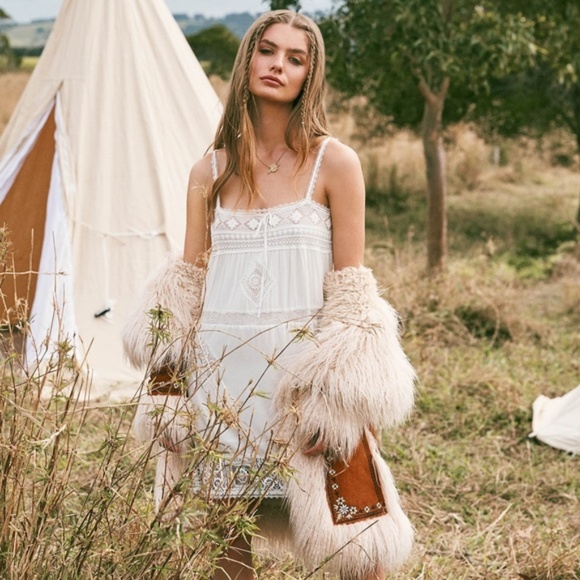 spell peaches slip dress